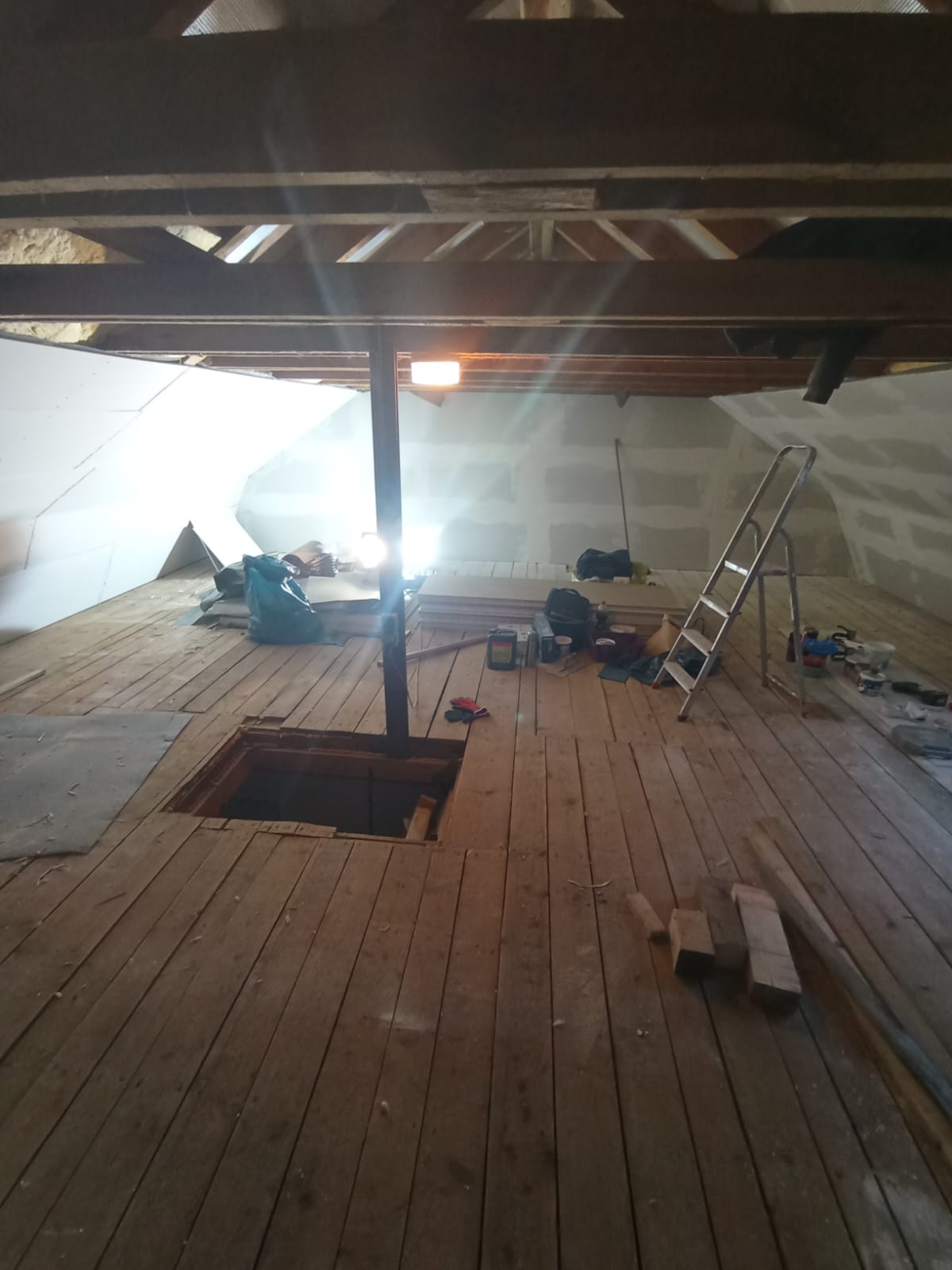 Trockenbau Decke Voher